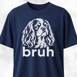 Bruh Cavalier King Charles Spaniel T Shirt Gift For Dog Lover