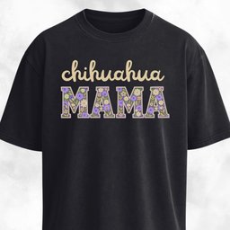 Chihuahua Mama T Shirt Gift For Mom