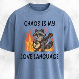 Chaos Is My Love Language T Shirt Gift For Dog Lover