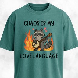 Chaos Is My Love Language T Shirt Gift For Dog Lover