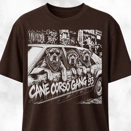 Cane Corso Gang In A Car T Shirt Gift For Dog Lover