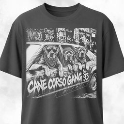 Cane Corso Gang In A Car T Shirt Gift For Dog Lover