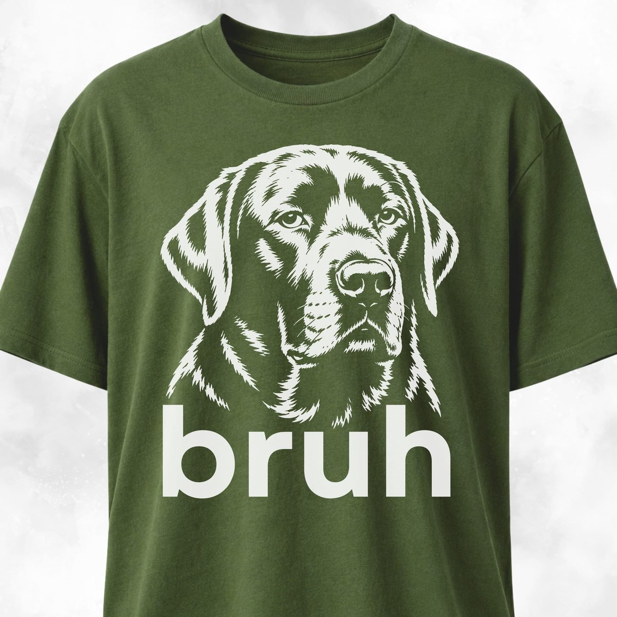 Bruh Labrador T Shirt Gift For Dog Lover