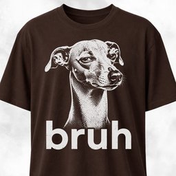 Bruh Iggy T Shirt Gift For Dog Lover