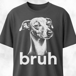 Bruh Iggy T Shirt Gift For Dog Lover