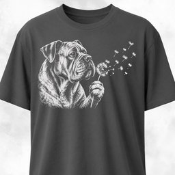 Cane Corso Blowing Dandelion T Shirt Gift For Dog Lover