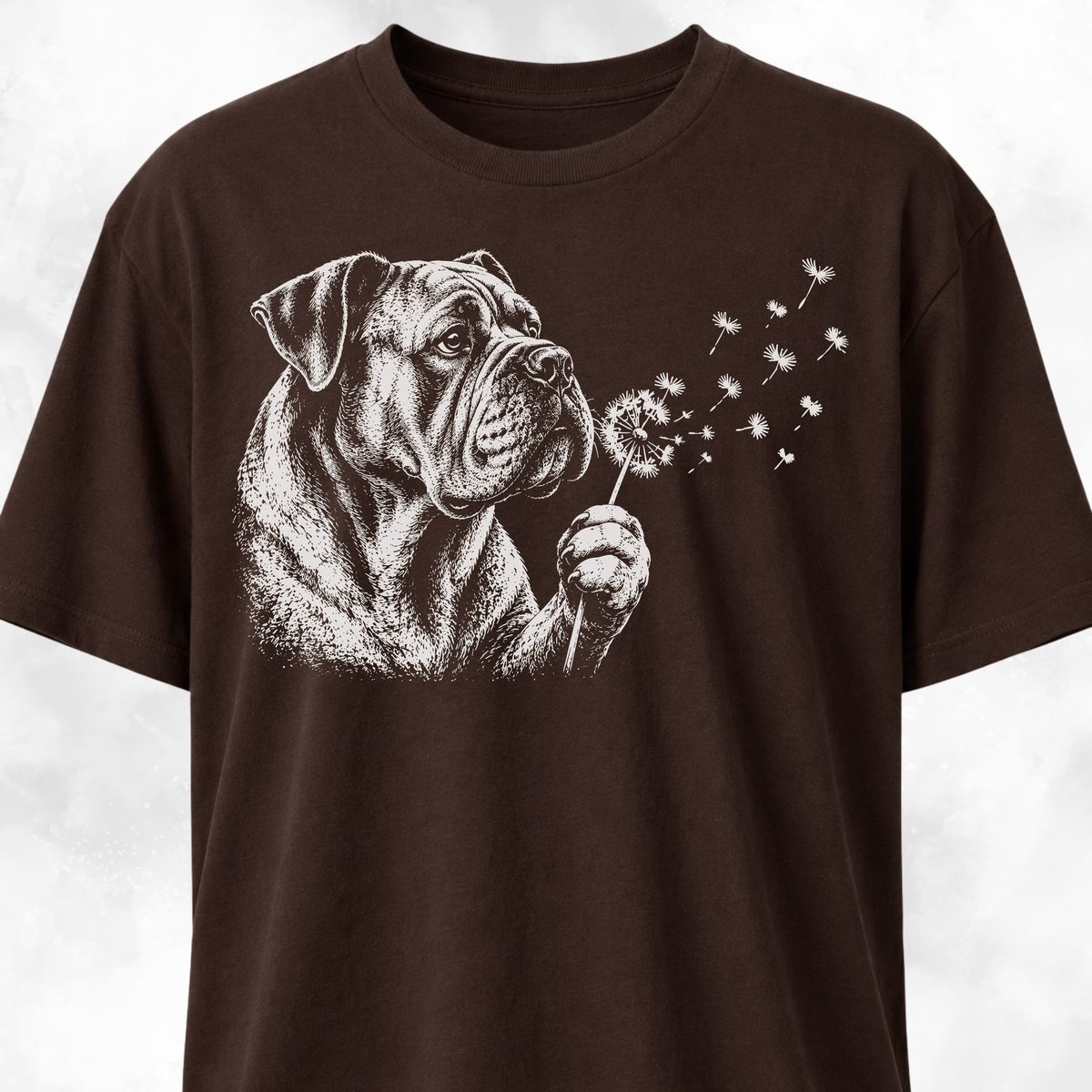 Cane Corso Blowing Dandelion T Shirt Gift For Dog Lover