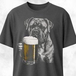 Cane Corso Sipping Beer T Shirt Gift For Dog Lover