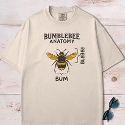 Bumblebee Anatomy Funny T Shirt Gift For Dog Lover