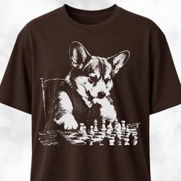 Chess Corgi T Shirt Gift For Dog Lover