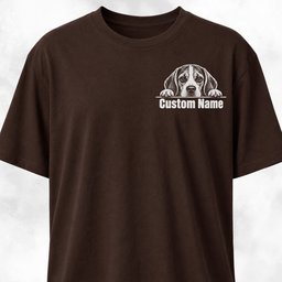 Custom Pocket Design Beagle T Shirt Gift For Dog Lover
