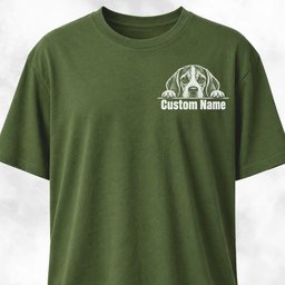 Custom Pocket Design Beagle T Shirt Gift For Dog Lover