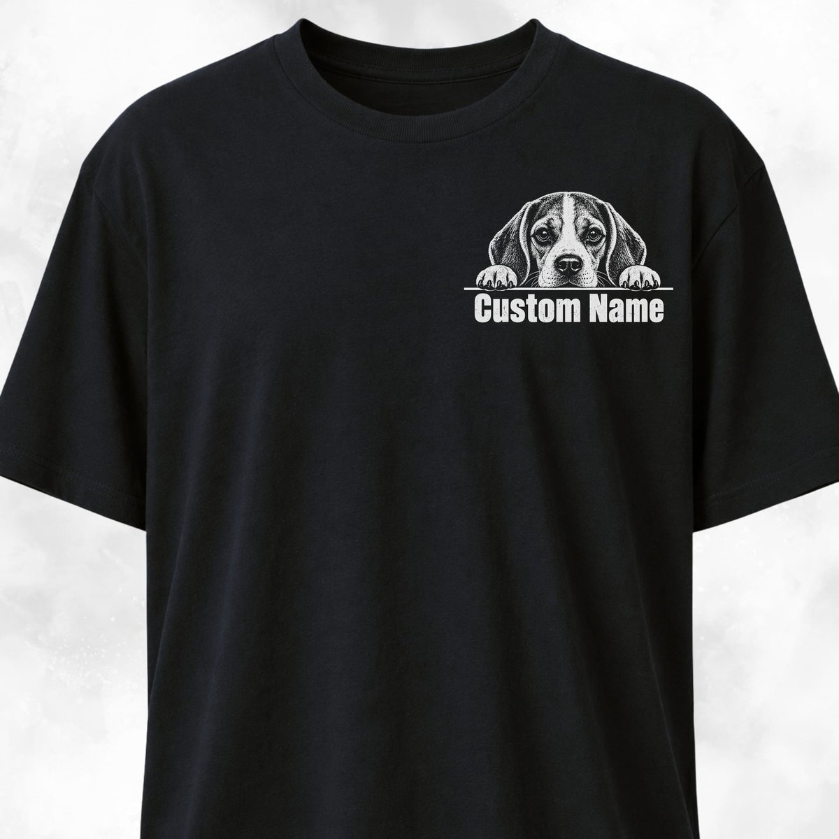 Custom Pocket Design Beagle T Shirt Gift For Dog Lover