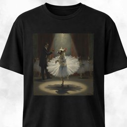 Degas Ballerina Frenchie Edition T Shirt Gift For Dog Lover