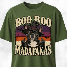 Boo Boo Madafakas Frenchie T Shirt Gift For Dog Lover