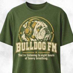 Bulldog Fm T Shirt Gift For Dog Lover