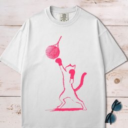 Boxing Cat T Shirt Gift For Cat Lover