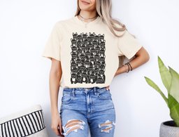 Cute Frenchies Crowd T Shirt Gift For Dog Lover