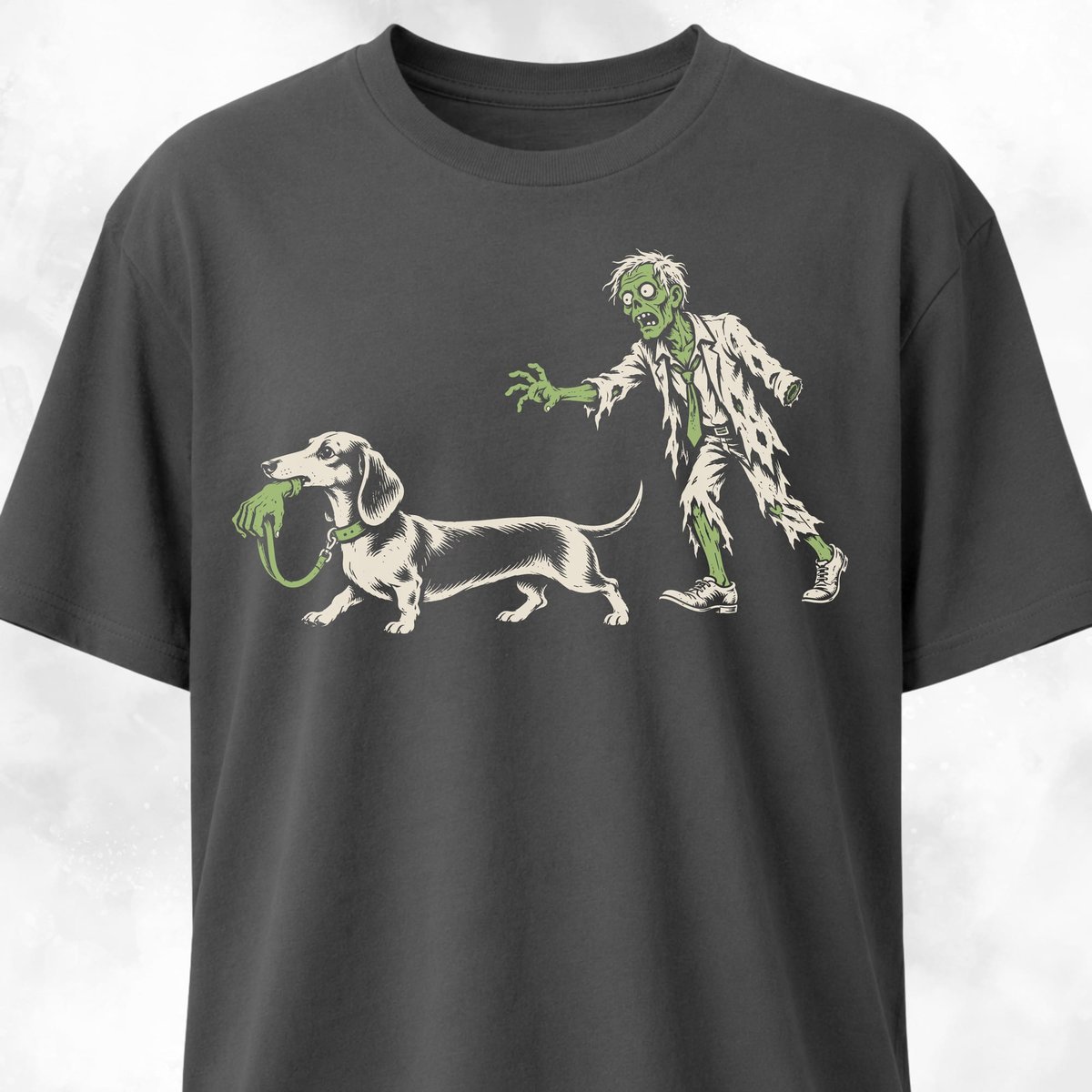 Dachshund With Zombie Hand T Shirt Gift For Dog Lover