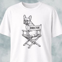 Director French Bulldog T Shirt Gift For Dog Lover