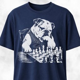 Chess Bulldog T Shirt Gift For Dog Lover