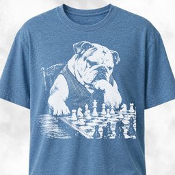 Chess Bulldog T Shirt Gift For Dog Lover
