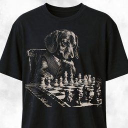 Chess Doxie T Shirt Gift For Dog Lover