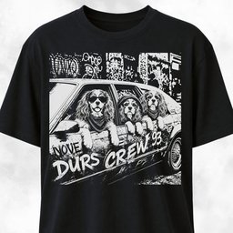 Cavalier King Charles Spaniel Gang In A Car T Shirt Gift For Dog Lover