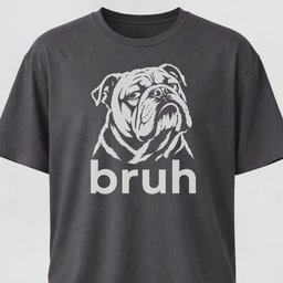 Bruh English Bulldog T Shirt Gift For Dog Lover