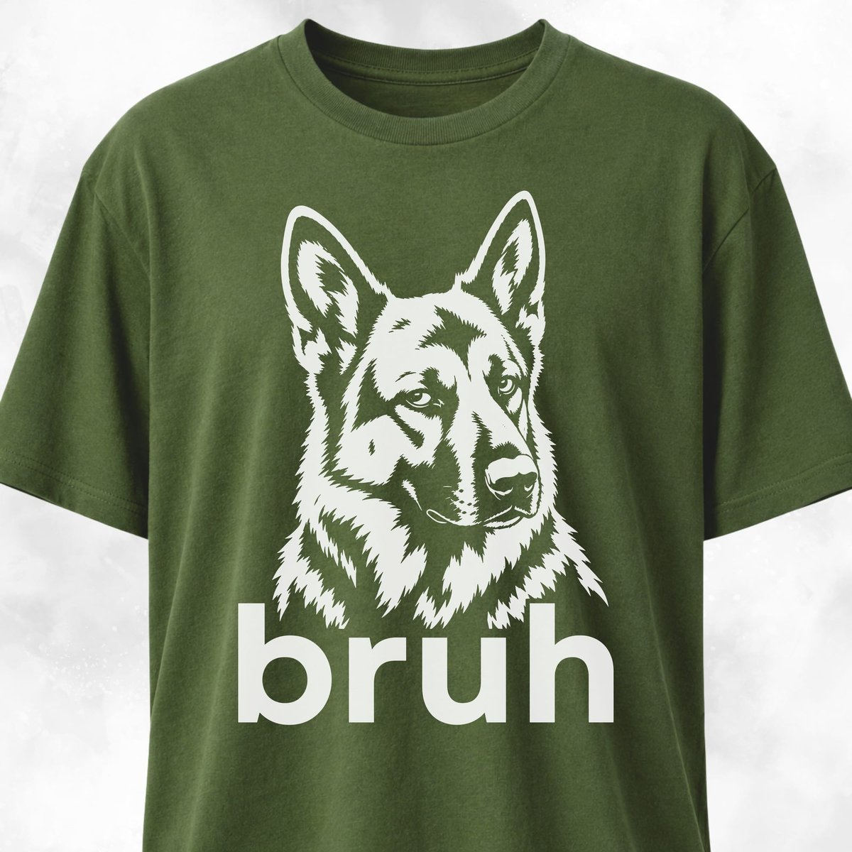 Bruh German Shepherd T Shirt Gift For Dog Lover