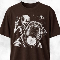 Cane Corso Alien Selfie T Shirt Gift For Dog Lover
