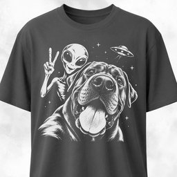 Cane Corso Alien Selfie T Shirt Gift For Dog Lover