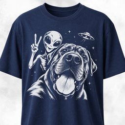 Cane Corso Alien Selfie T Shirt Gift For Dog Lover
