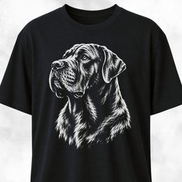 Cane Corso Portrait T Shirt Gift For Dog Lover