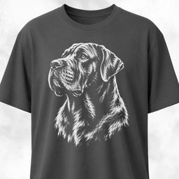 Cane Corso Portrait T Shirt Gift For Dog Lover