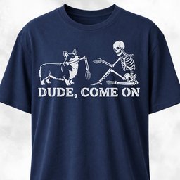 Corgi Fetches A Skeleton Arm T Shirt Gift For Dog Lover