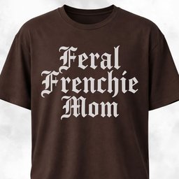 Feral Frenchie Mom T Shirt Gift For Mom