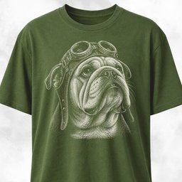 Dreamy English Bulldog T Shirt Gift For Dog Lover