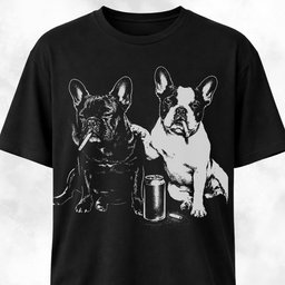 Frenchie Sad Buddies Revisited T Shirt Gift For Dog Lover