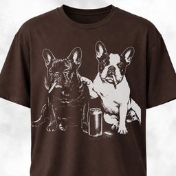 Frenchie Sad Buddies Revisited T Shirt Gift For Dog Lover