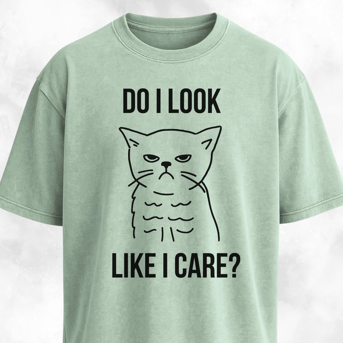 Do I Look Like I Care Grumpy Cat T Shirt Gift For Cat Lover