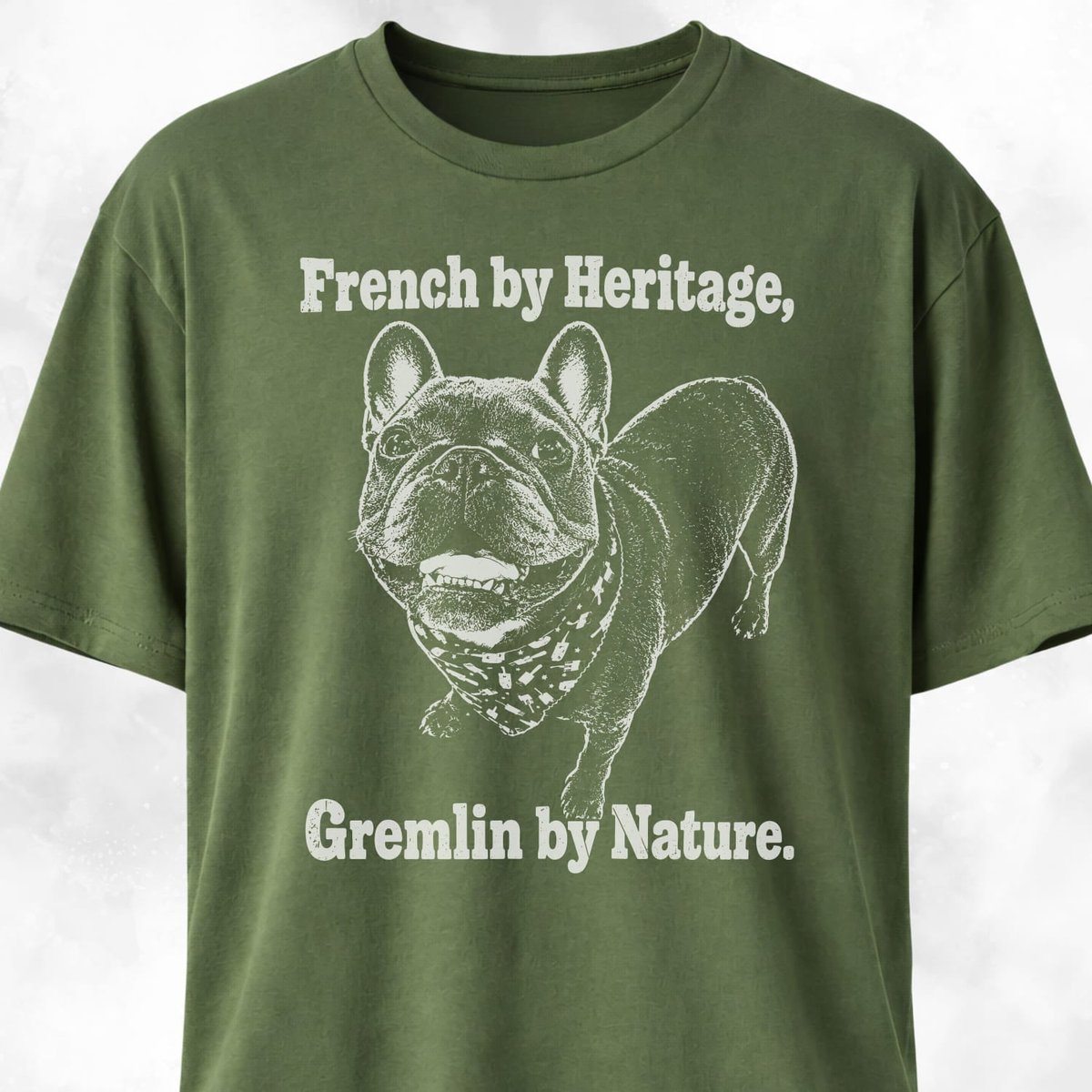 French By Heritage Frenchie T Shirt Gift For Dog Lover