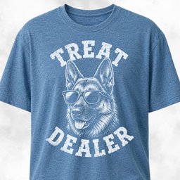 German Shepherd Treat Dealer T Shirt Gift For Dog Lover