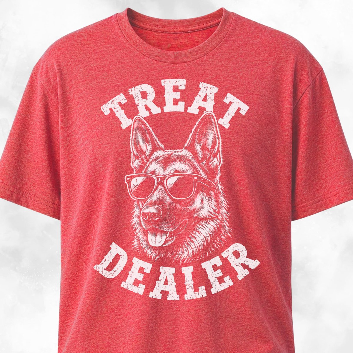 German Shepherd Treat Dealer T Shirt Gift For Dog Lover