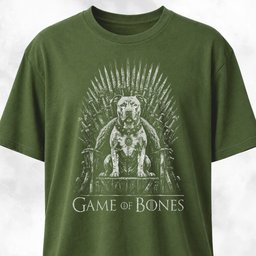 Game Of Bones Pitbull T Shirt Gift For Dog Lover
