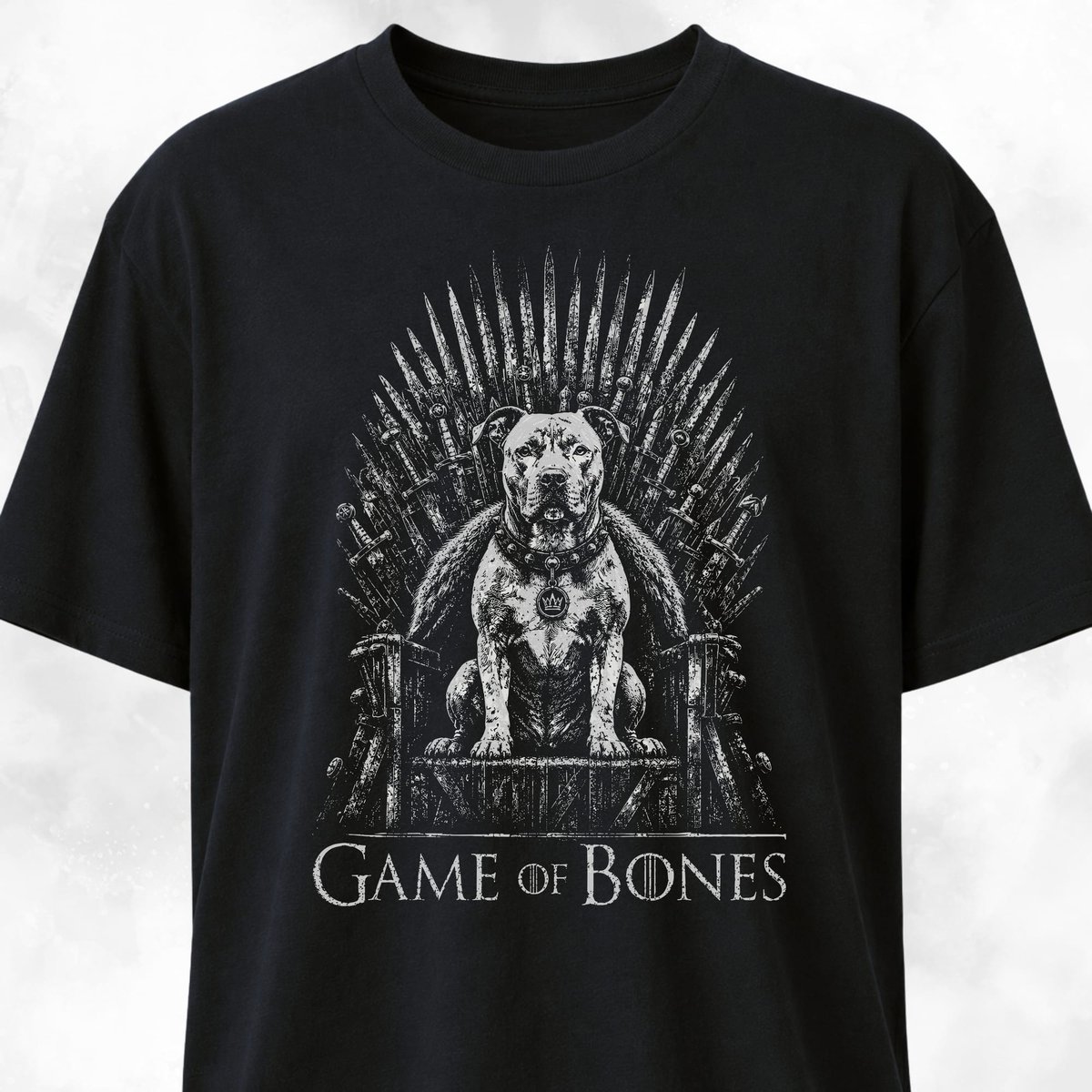 Game Of Bones Pitbull T Shirt Gift For Dog Lover