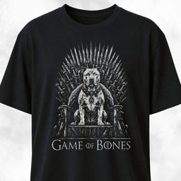 Game Of Bones Pitbull T Shirt Gift For Dog Lover
