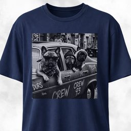 Frenchies Gang In A Car T Shirt Gift For Dog Lover