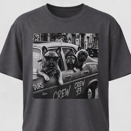 Frenchies Gang In A Car T Shirt Gift For Dog Lover