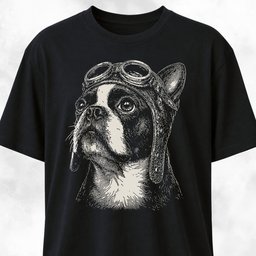 Dreamy Boston Terrier T Shirt Gift For Dog Lover